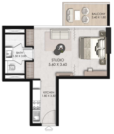 Prescott - Fairway Residences - Apartment