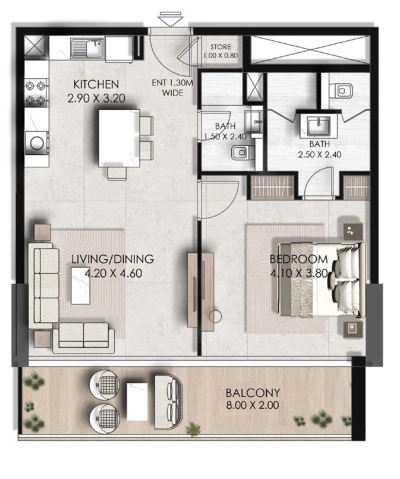 Prescott - Fairway Residences - Apartment