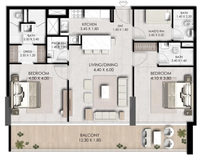 Prescott - Fairway Residences - Apartment
