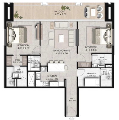 Prescott - Fairway Residences - Apartment