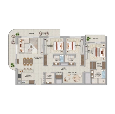 Aldar Properties Aldar Properties - Verdes by Haven 1 - Apartment