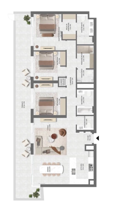 Emaar - Golf Point - Apartment