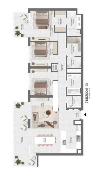 Emaar - Golf Point - Apartment