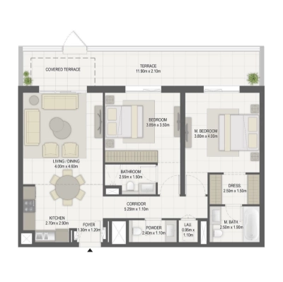 Eagle Hills - Layla Residences - Apartment