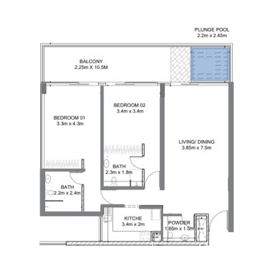 DECA Properties - Park Beach Residence II - Apartment