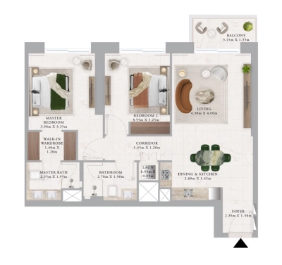 Emaar - Address Residences DubaI Creek Harbour - Apartment