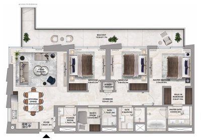 Emaar - Address Residences  - Apartment