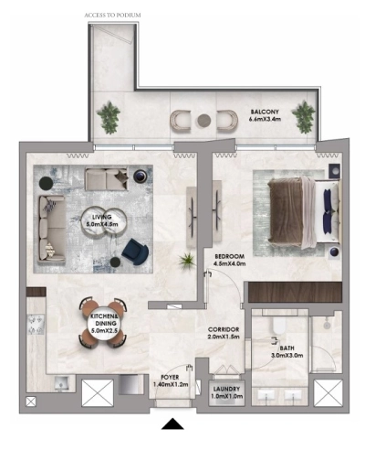 Emaar - Address Residences  - Apartment