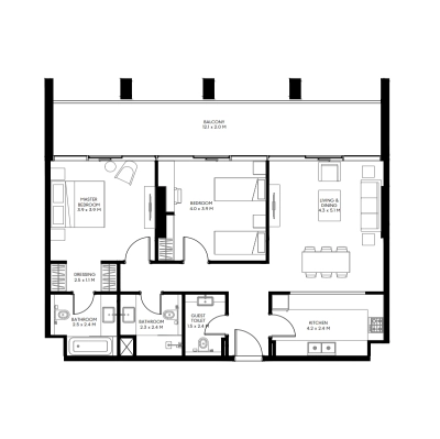 Arada - Nesba 3 - Apartment