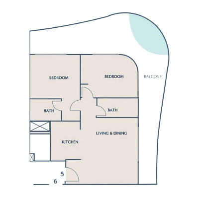 Imtiaz - Beach Walk 3 - Apartment