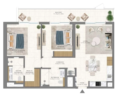 Emaar - Vida Residences Club Point - Apartment