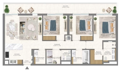 Emaar - Vida Residences Club Point - Apartment