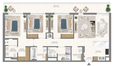 Emaar - Vida Residences Club Point - Apartment