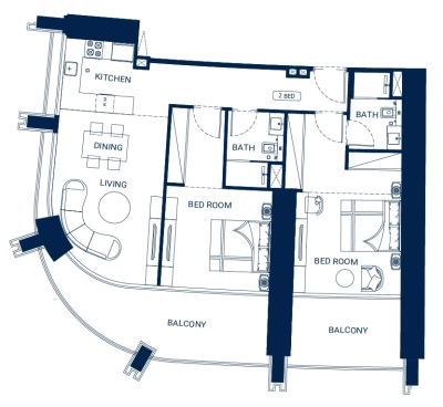 Binghatti - Skyrise - Apartment