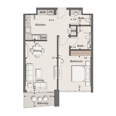 Jaiedco Development - Mass Residences - Apartment