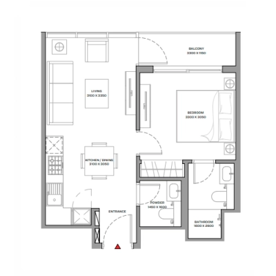 Sobha - Delphine Beach Residences  - Apartment