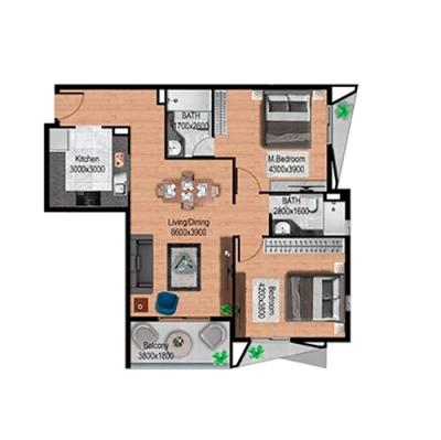 Manam - Manam Prime - Apartment