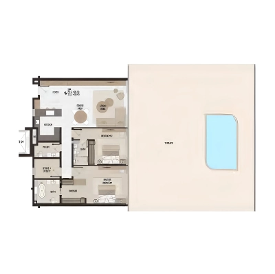 Pinnacle Developers - Vitalia Palm Jumeirah Residences - Apartment
