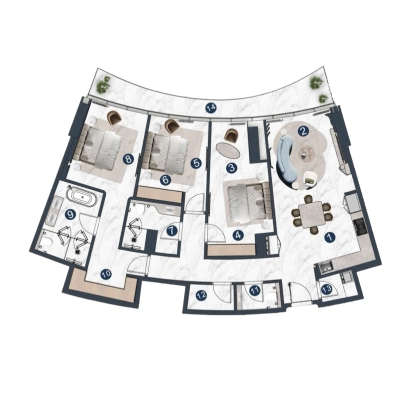 The Luxe Developers - La Mazzoni - Apartment