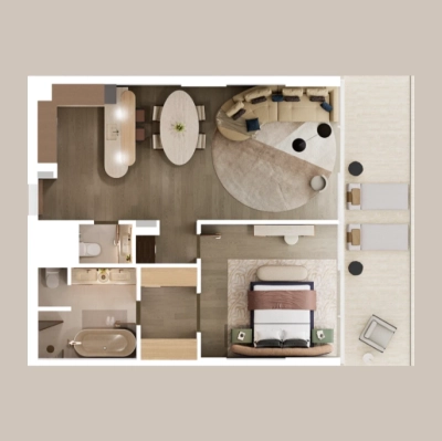 Aldar Properties - Mandarin Oriental Residences - Apartment