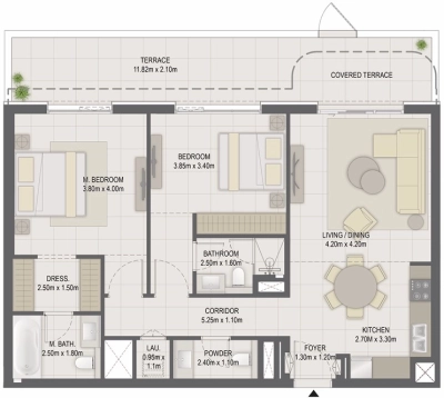 Eagle Hills - GEM Residences - Apartment