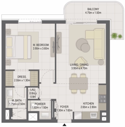 Eagle Hills - GEM Residences - Apartment