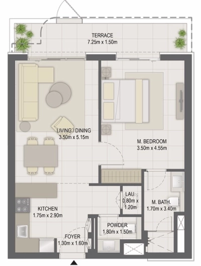 Eagle Hills - GEM Residences - Apartment