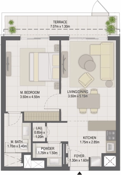 Eagle Hills - GEM Residences - Apartment