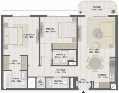 Eagle Hills - GEM Residences - Apartment