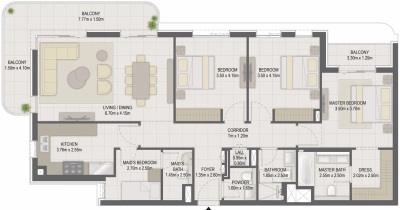 Eagle Hills - GEM Residences - Apartment
