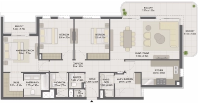 Eagle Hills - GEM Residences - Apartment