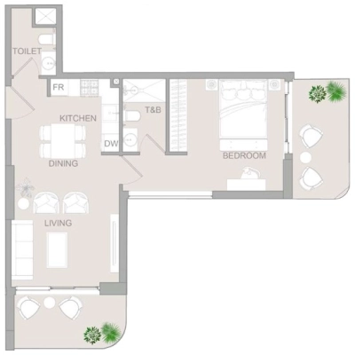 Object 1 - TETR1S Tower - Apartment
