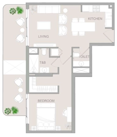 Object 1 - TETR1S Tower - Apartment