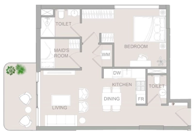 Object 1 - TETR1S Tower - Apartment