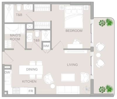 Object 1 - TETR1S Tower - Apartment
