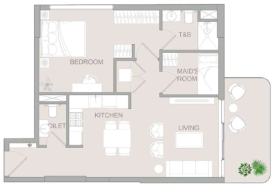 Object 1 - TETR1S Tower - Apartment