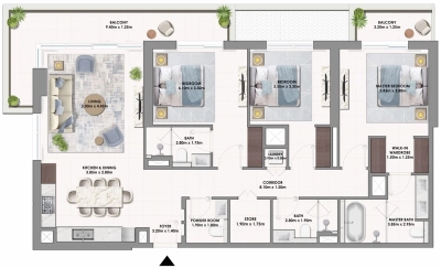 Emaar - Golf Acres - Apartment