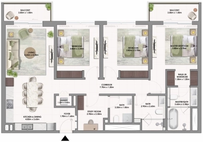 Emaar - Golf Dale - Apartment