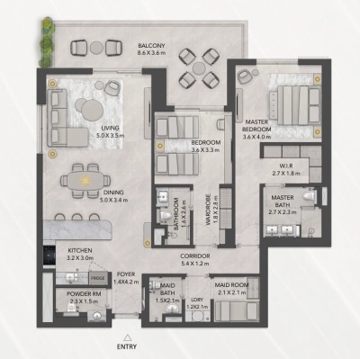 Majid al Futtaim  -  Lacina at Ghaf Woods - Apartment