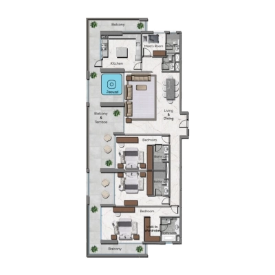 Al Seeb - Royal Regency Suites - Apartment