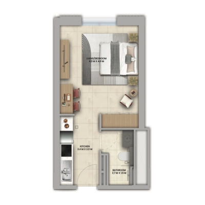 Aldar Properties - Manarat Living 3 - Apartment