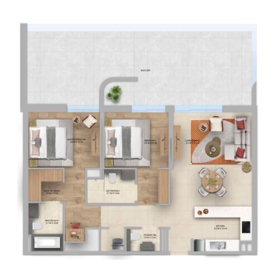 Aldar Properties - Manarat Living 3 - Apartment
